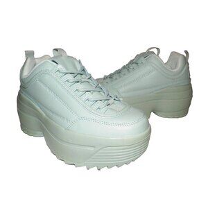 Women's 6 Berness LILY5005 Green It Platform Shoes 3.25" Heel